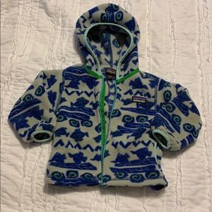 Baby Patagonia Zip-Up Fleece.